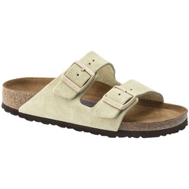 Birkenstock Unisex Arizona Sandal Soft Footbed Almond Suede 36 R EU