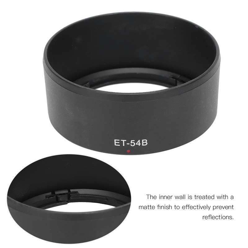 Lens Hood ET‑54B Durable Reversible Protective Lens Hood for EF‑M
