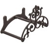 MyGift Brown Heavy Duty Cast Iron Outdoor Garden Hose Hanger