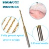WANGR 2.35 Shank Mini Micro Drill Bit Set 10pcs 0.6-2.2mmTwist