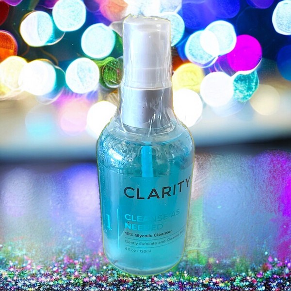 CLARITYRX Cleanse As Needed 10% Glycolic Cleanser 4oz New Without