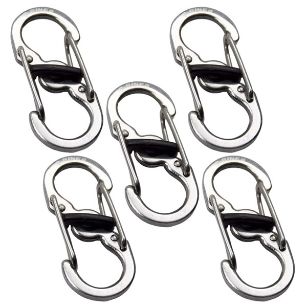 KeySmart 5 Pack Quick Disconnect Key Carabiners - Quick Release