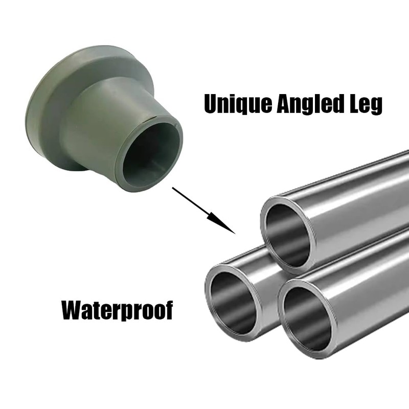4 Pack Replacement Feet for Shower Chair Bath Seat, 1-1/8"