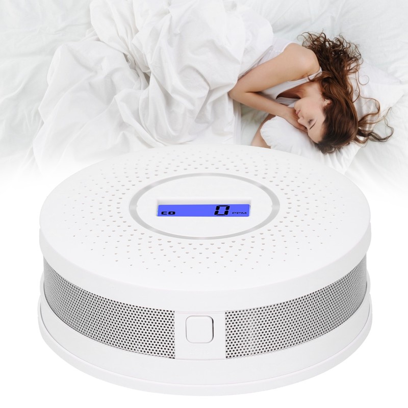 Home Automatic Carbon Monoxide Detector CO Alarm Detector with LCD