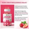 NOAVII Creatine Monohydrate Gummies 5000mg for Men & Women