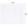 4.5'' X 5.5'' Packing List Envelopes Clear Self-Adhesive Top Loading