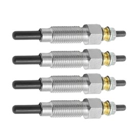 UOIENRT 4pcs 15521-65512 Glow Plug Replacement for Kubota V1402 V1702 V1902 Bobcat 743 643 645 743B, 15221-65510 15401-65510 1552165512