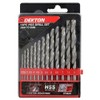 DEKTON DT80221 Hess Drill Set, Black/Red, 2 mm-8 mm, Set