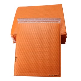 Shipping Bubble Mailers MEIANJU Padded Poly Mailer Envelopes L15xW12.5 inch Packaging Mailing Envelope Bags Shipping Bag Bulk Pack Self Seal Package Mail Packing Business Supplies,orange -25PCS