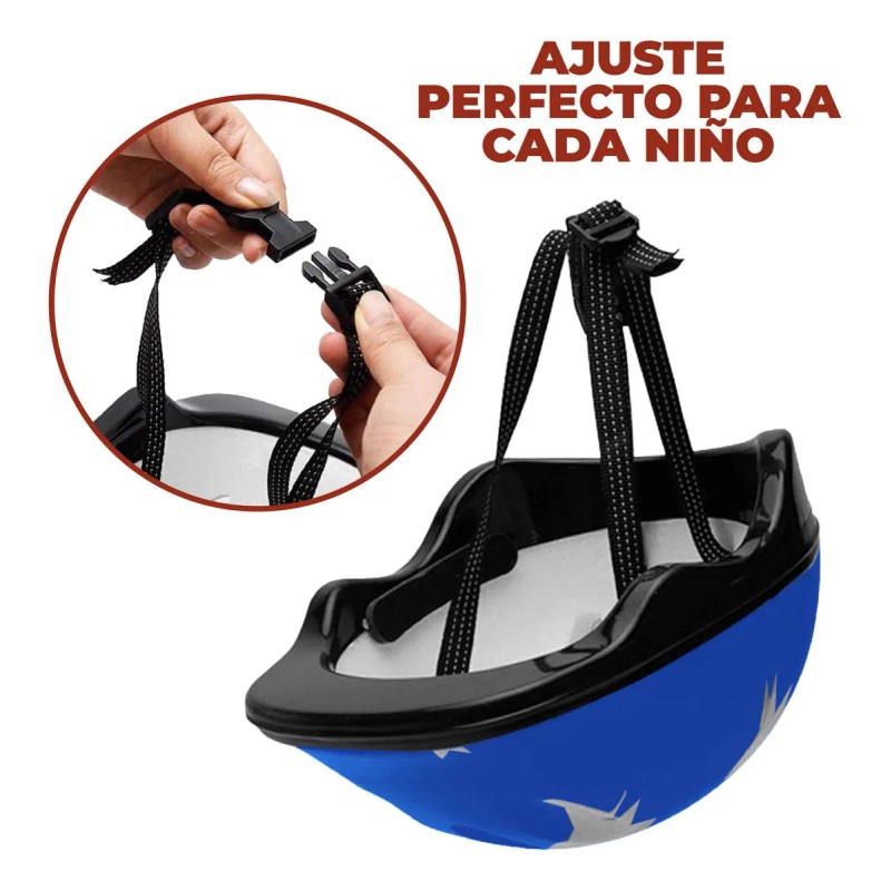 Mebix Trd Kit Protección De Patín Con Casco Para Niño