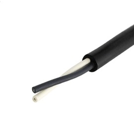 Fuji Electric Cable 2CT 3.5sq 2 Core 600V Pressure Resistant 2 Types Rubber Cab Tire Cable (3.5mm 2c) (Cut Out From 3.3 m) CG