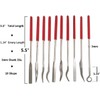 Bestgle 10Pcs Mini Diamond Needle File Set Jewelers Hand Files