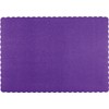 Paper Placemats - Disposable - Scalloped Edge (Purple, 50)