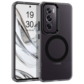 DUEDUE for Oppo Reno12 Pro 5G 6.7" Magnetic Case, Compatible with MagSafe Wireless Charging, Anti-Scratch Military Grade Drop Full-Body Protective Slim Covers Case for Oppo Reno12 Pro, Black