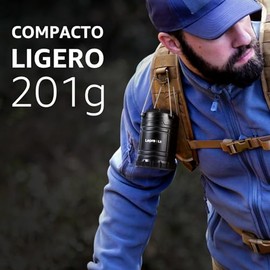 Lepro 2 Pack Lámparas de Camping Retráctiles, IPX4 Impermeable, Regulable (Tirar para Encender/Ajustar), Luz Portátil para Senderismo, Camping, Emergencia, Funciona con 3 Pilas AA (No Incluidas)