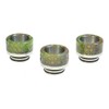 Armerah Snakeskin Taper 810 Drip Tip eCig Mouthpiece Short/Wide Resin/Steel
