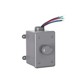 Monoprice OVC100 Rotary 100-Watt Outdoor Volume Control with Auto Impedance Matching and Weather Resistant Enclosure, for Outdoor Applications