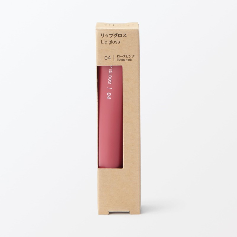 MUJI 84845673 Lip Gloss Rose Pink, 0.4 oz (10.5 g)