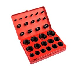 Kit O‑Ring 419 pzs | 32 Tamaños Métricos | Arandelas Juntas Tóricas de Goma NBR | Set de Empaque para Reparación Industrial, Automotriz y Plomería | Estuche Organizador