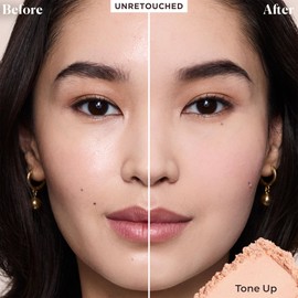 Laura Mercier Translucent Loose Setting Powder, Enlivens Fair to Medium Skin Tones, Color Correcting Pink Setting Powder, Tone-Up Rose Mini Size