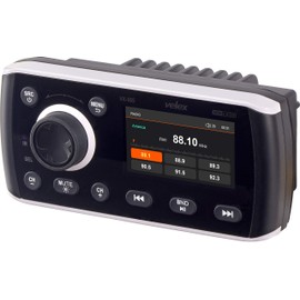 Marine Bluetooth Stereo Audio/Video Receiver AM FM Radio, MECH Less for Yacht, Power Sport