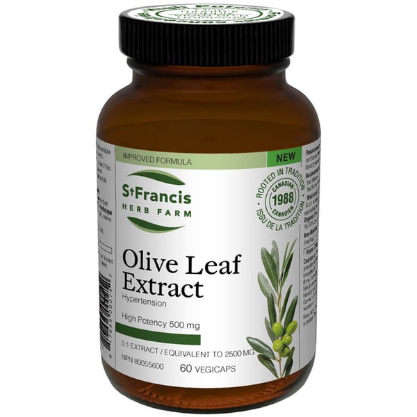 St Francis Olive Leaf Extract 60 Capsules