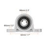 sourcing map 6 Pcs KP08 Pillow Block Bearing 8mm Bore