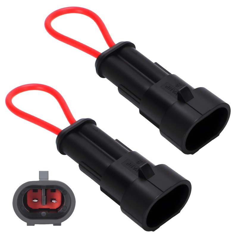 (2PCS) Tractor Seat Safety Switch Bypass Plug Compatible with Kioti/Bobcat