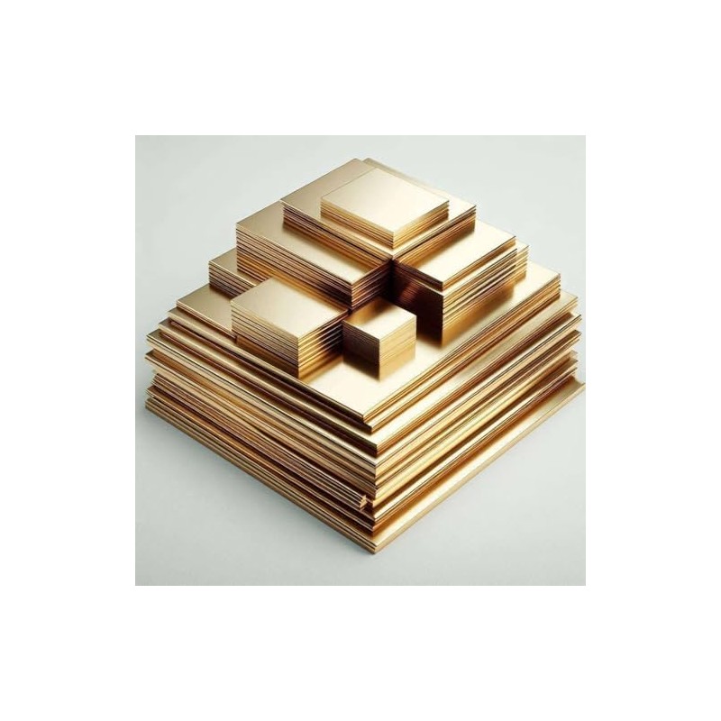 0.5 mm Brass Sheet Panels Cuts 200 mm x 300