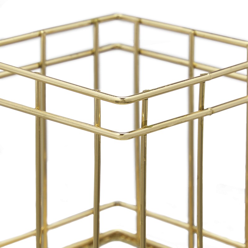 Relaxdays Pen Holder Angular, Modern Decorative Design, Make-up Brush Organiser,