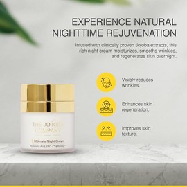 Crema de noche definitiva Reduce visiblemente las arrugas Mejora la regeneración de la piel Mejora la textura de la piel 50 ml