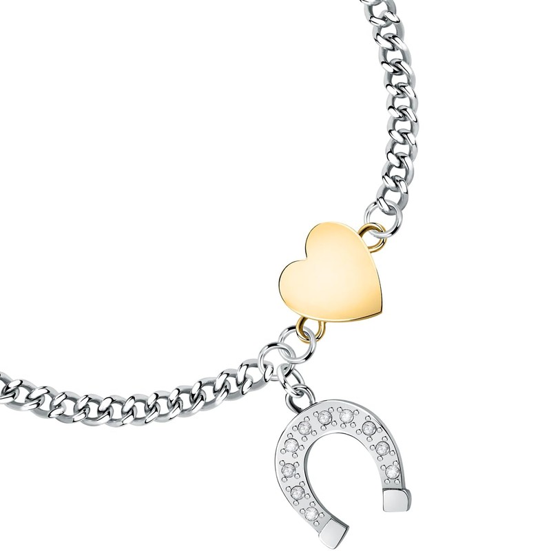 Morellato Passioni Woman Capsule Collection SAUN25 Steel Bracelet with Crystals,
