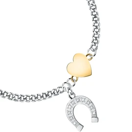 Morellato Passioni Woman Capsule Collection SAUN25 Steel Bracelet with Crystals, Alloy Steel