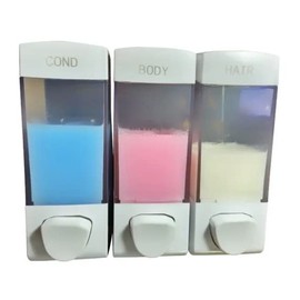 Dispensador de jabon. Jabonera para baño. Funciona como dispensador de Shampoo, despachador de jabon y como jaboneras para baño liquido. El dispensador jabon es de excelente Calidad.