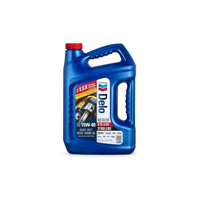 Delo 400 XLE Heavy Duty Synblend Diesel Engine Oil 15W-40,