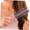 Healeved Retractable Round Hair Brush for Women Men Travel Size