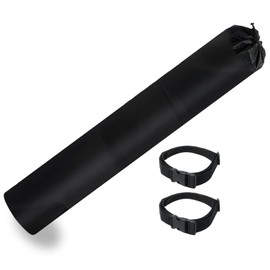 Klmnop Jumbo Rug Storage Bag with 2 Buckle Straps for Tying, Large Drawstring Carpet Bag for Rugs up to 10×14 Ft, Rug Shipping Bags for Rug Moving Storage(28×142 Inch)