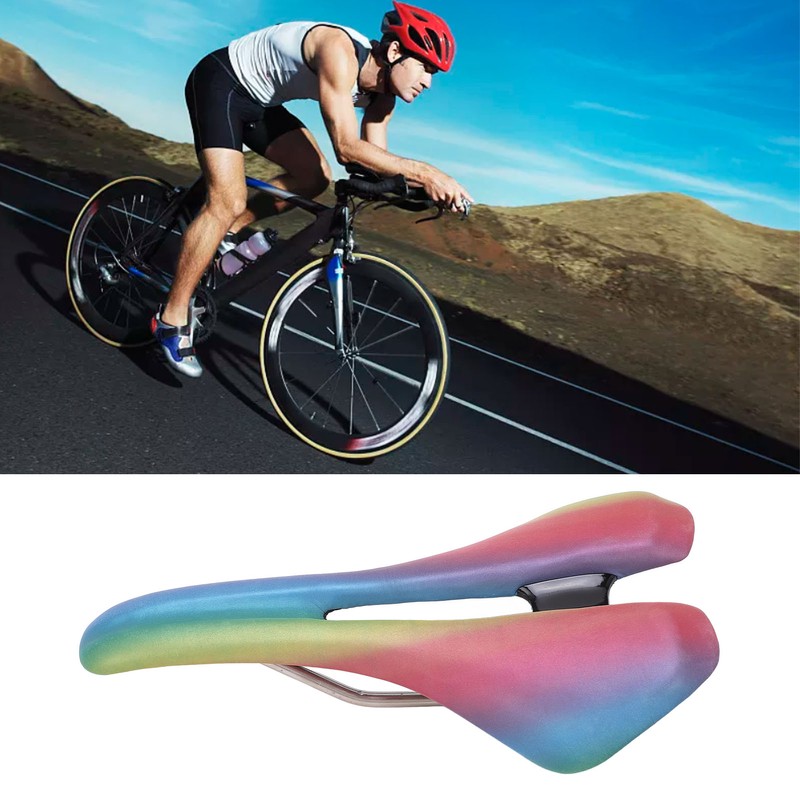 Bike Seat Mountain Road Bike Folding Bike Colored Hollow Circulation