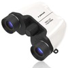 personal - a Binoculars, Opera Glasses, 10 x 22, 6.5 °, Ultra - lightweight at only 4.8 ounces (137 g) for long hours of use without fatigue, white