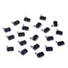 Cylewet 20Pcs Momentary Hinge Metal Roller Lever Micro Switch AC