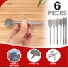 6 Heavy Duty Spade Drill Bits Set with a Vinyl