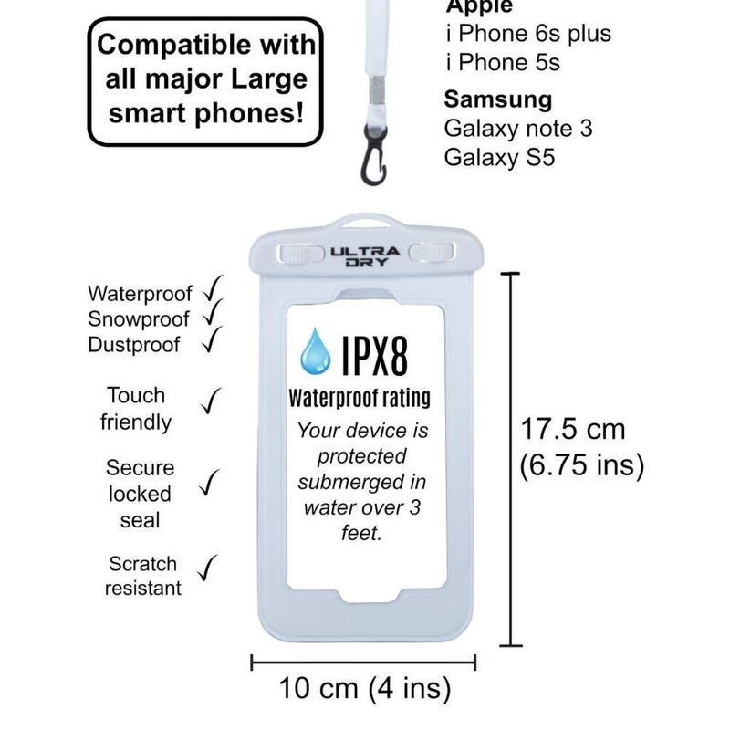 Premium Waterproof Bag, Sack with phone dry bag and long