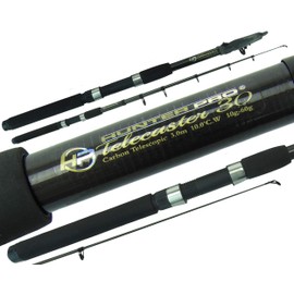 Telescopic 10ft Fishing Rod Carbon Travel Stalking Pike spinning Rod HUNTER PRO