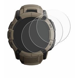 Savvies Pack of 6 Screen Protectors for Garmin Instinct 2X Solar Tactical Edition Screen Protector Ultra Transparent