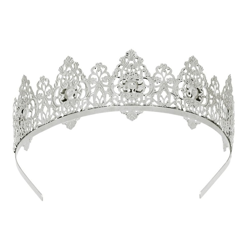 Boland 64570 - Corona regina, cerchietto con pietre preziose, principessa,