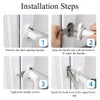 Window Safety Restrictors 2 Pcs Stainless Steel Window Restrictor Hooks