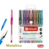 Centauro - 10 Pack Metallic Gel Pens Medium Line 1mm