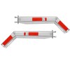 VEVOR Stainless Steel Angled Spring Loaded Mud Flap Hangers, 2-1/2"