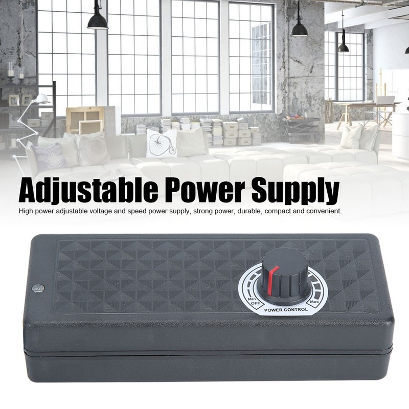 9-24V 5A High Power Adjustable Power Supply Adapter Voltage Speed