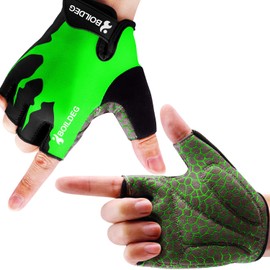 boildeg Unisex Cycling Gloves, Non-Slip & Shock-Absorbing Mountain Bike Gloves, Turn Signal Gloves